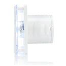 STERR BFS100LT - 100 mm Kylpyhuoneen Poistotuuletin, LED + Ajastin, 90 m³/h, Valkoinen
