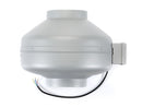 STERR IDC100 - 100 mm Keskipakoistuuletin, Kestävä metallikotelo, 262 m³/h, 51 W