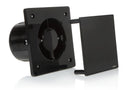 STERR BFS125H-B - 125 mm Kylpyhuoneen Poistotuuletin, kosteusanturilla, 160 m³/h, Musta