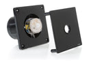 STERR BFS100P-B - 100 mm Kylpyhuoneen Poistotuuletin, Liiketunnistin, 90 m³/h, Musta