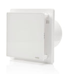 STERR BFS125H - 125 mm Kylpyhuoneen Poistotuuletin, kosteusanturilla, 160 m³/h, Valkoinen