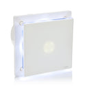 STERR BFS150L - 150 mm Kylpyhuoneen Poistotuuletin, LED, 250 m³/h, Valkoinen