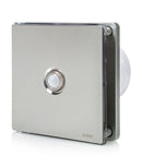 STERR BFS100LP-S - 100 mm Kylpyhuoneen Poistotuuletin, LED + Liiketunnistin, 90 m³/h, Hopea
