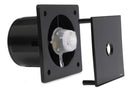 STERR BFS150P-B - 150 mm Kylpyhuoneen Poistotuuletin, Liiketunnistin, 250 m³/h, Musta