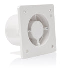 STERR BFS125H - 125 mm Kylpyhuoneen Poistotuuletin, kosteusanturilla, 160 m³/h, Valkoinen