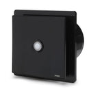 STERR BFS150P-B - 150 mm Kylpyhuoneen Poistotuuletin, Liiketunnistin, 250 m³/h, Musta