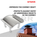 STERR RCP6080 – Kaareva Savupiippuhattu, 60 cm × 80 cm