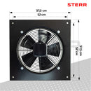 STERR AXF450B - 450 mm Aksiaalituuletin, 4500 m³/h, 230 W