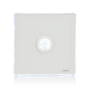 STERR BFS100LP - 100 mm Kylpyhuoneen Poistotuuletin, LED + Liiketunnistin, 90 m³/h, Valkoinen