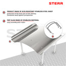 STERR RCP7070 – Kaareva Savupiippuhattu, 70 cm × 70 cm